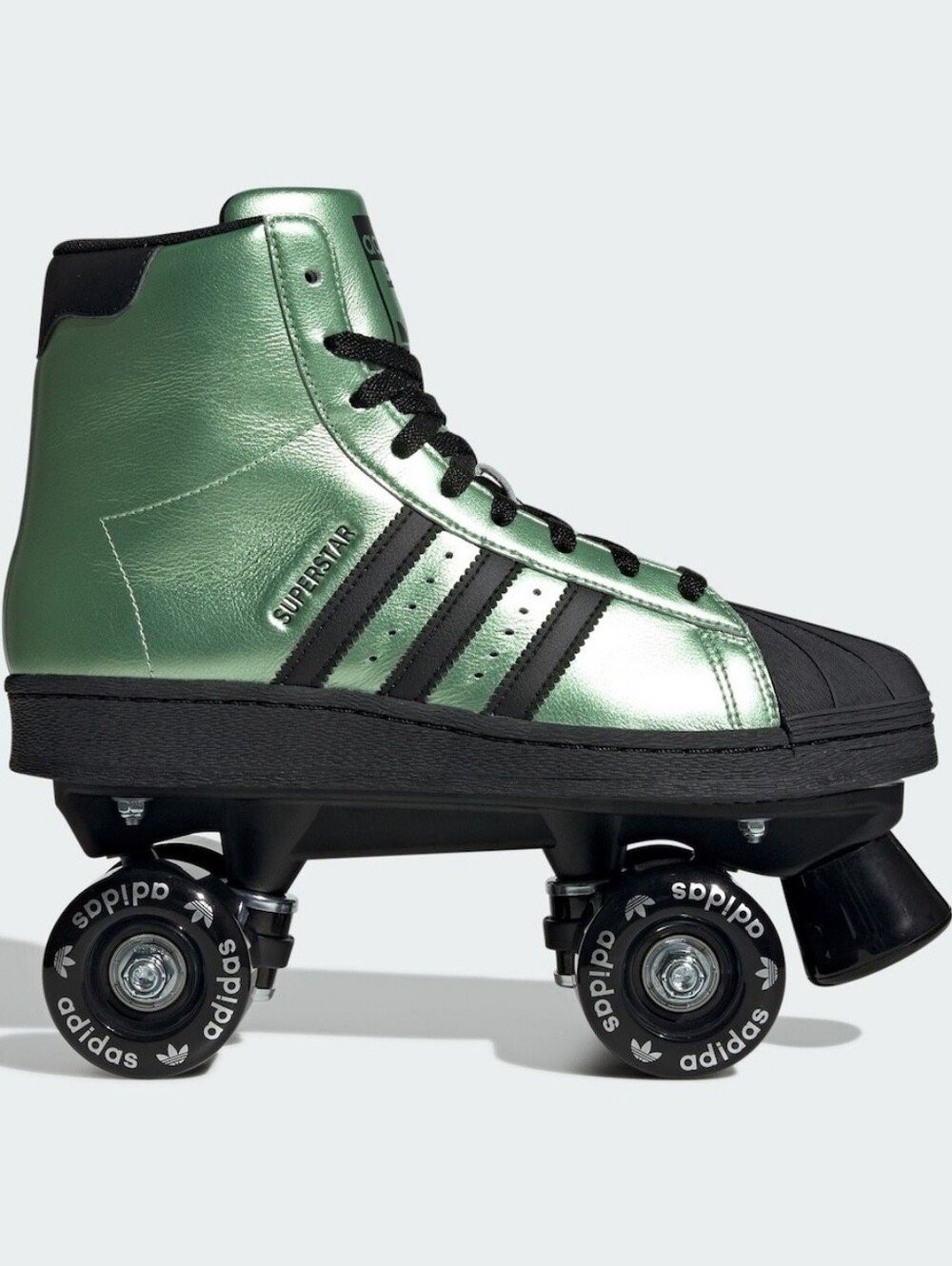 adidas Originals Superstar Metallic Green & Black High-Top Roller Skate